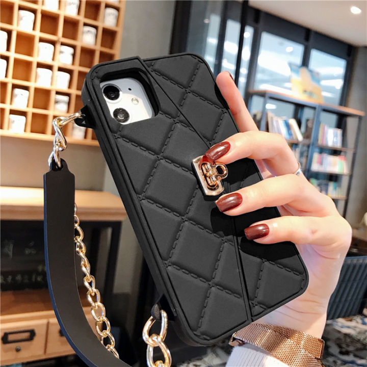 Wallet Case For iPhone 14 pro max iphone 7 Plus iphone 13 12 iPhone 11 Case  iphone X XR XS MAX Case Pretty Luxury Bag Design, Purse Flip Card Pouch  Cover Soft