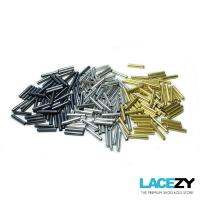 Lacezy ปลอกโลหะทรงหัวกระสุน AGLETS สำหรับแต่งรองเท้า