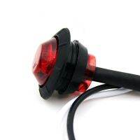 [Hot K] รถพ่วงทรงกลม3เครื่องหมายไฟ LED ไฟกระแสตรง10-30V 3/4 "สีแดงไฟด้านข้างกันน้ำ1คู่
