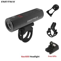 Enfitnix Navi600 USB Charge Night Cycling Headlight Road Bike Smart Flashlight Intelligent Cycle Front Light MTB Rear Light Set