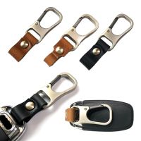 Handmade Genuine Leather Key Smart Wallet DIY Car Keychain Key Holder Keys Organizer High Quality Charms Keychain Accessories