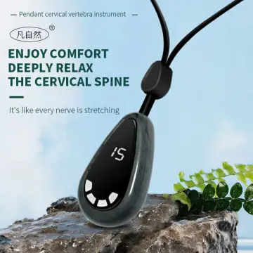 Portable EMS Lymphatic Relief Neck Massager Neck Support Cervical
