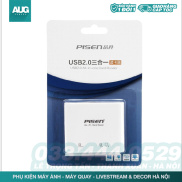 Đầu đọc thẻ nhớ Pisen - Hỗ trợ thẻ SD CF Micro SD - Tốc độ 2.0