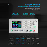 RD6012PW RD6012P USB WiFi 5หลัก DC เป็น DC แรงดันไฟฟ้าขั้นตอนลงแหล่งจ่ายไฟปรับบั๊กแปลงโวลต์มิเตอร์60โวลต์12A