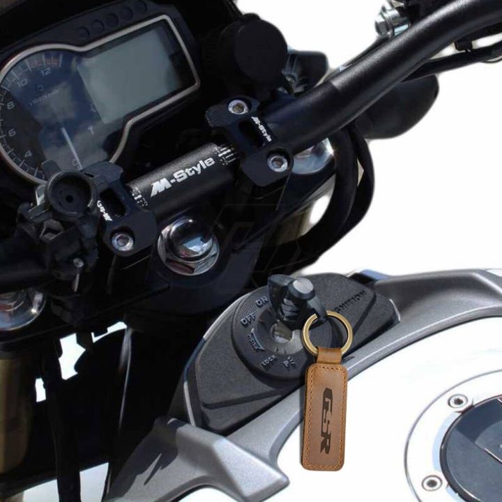 สำหรับ-suzuki-gsr-gsr125-gsr250-gsr400-gsr600รุ่น-gsr750พวงกุญแจรถจักรยานยนต์แหวนกุญแจกระเป๋าหนัง