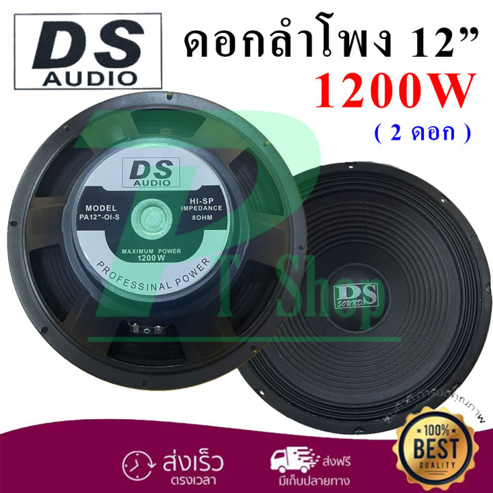 ds-audio-ดอกลำโพง-12-8ohm-1200w-รุ่น-ds-120-สำหรับลำโพงกลางแจ้ง-แพ็ค1-4ดอก-pt-shop