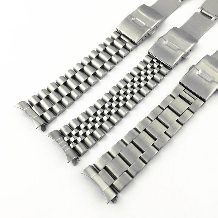 20mm-22mm-24mm-stainless-steel-watch-band-strap-silver-polished-mens-luxury-replacement-metal-watchband-bracelet-for-seiko