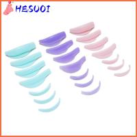 HESUOI 7 Pairs ใช้ซ้ำได้ ขนตายาว ที่ยกขนตา3D การต่อขนตา เครื่องมือ applicator แผ่นดัดขนตา แผ่นปิดขนตารีไซเคิล เครื่องมือดัดขนตา ซิลิโคนทำจากซิลิโคน