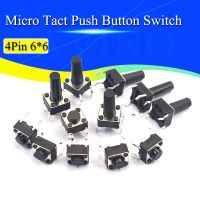 20PCS 6x6mm Panel PCB Momentary Tactile Tact Mini Push Button Switch DIP 4pin 6x6x4.3/5/6/7-20MM 6x6x4.3MM 5MM 6MM 8MM - 20MM