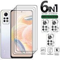 6-in-1 For Redmi Note 12 Pro 4G Glass Redmi Note 12 Pro 4G Full Screen Protector Xiaomi Redmi Note 12 Pro 4G Global Lens Glass