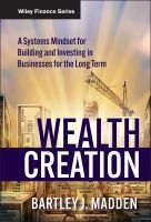 หนังสืออังกฤษ Wealth Creation : A Systems Mindset for Building and Investing in Businesses for the Long Term (Wiley Finance) [Hardcover]