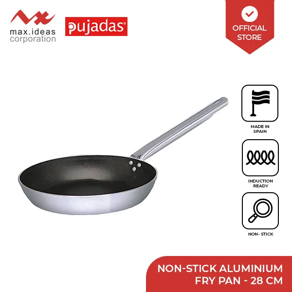 Pujadas 28 Cm Non Stick Aluminium Frying Pan Cookware Gas Vitro Electric Cooking Lazada Ph