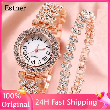 Ladies watch bangle online type