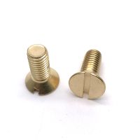 DIN963 Brass Flat Countersunk Head Slotted Screw M1.6 M3 M4 M5