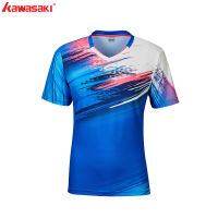 2020 Kawasaki Breathable Badminton T-Shirt Men Quick Dry Short-Sleeve Training Tennis Shirts For Male Sportswear ST-R1210