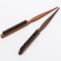 【YF】☾  Comb Hair Teasing Handle Hairdressing Boar Bristle Combing Styling