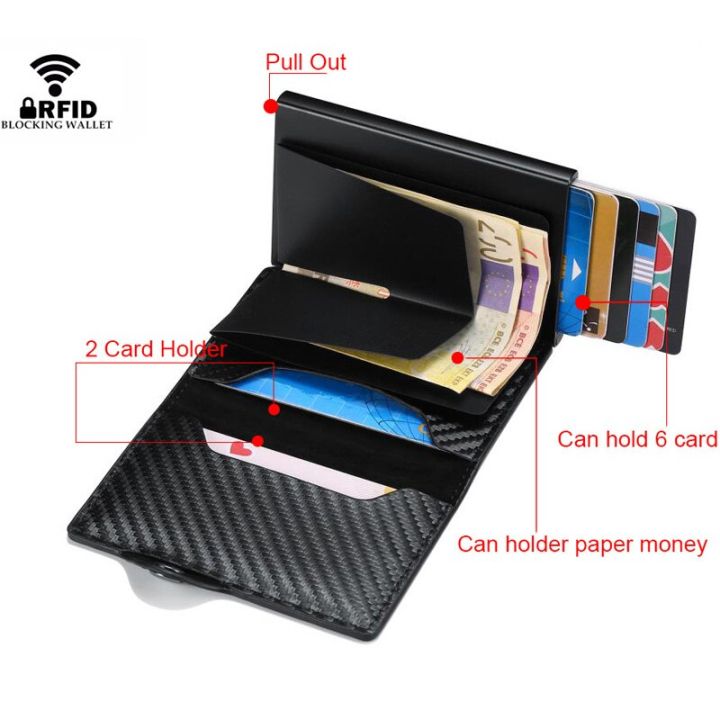 carbon-fiber-rfid-credit-card-holder-men-wallets-leather-business-credit-bank-cardholder-case-tarjetero-hombre-id-badge-holder-card-holders