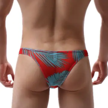 Tongs-Shop 1PC Men's Bikini Homme Sexy Lingerie Underwear Thong Men Briefs  Underpants G String T-Back Jockstrap Seamless Breathable