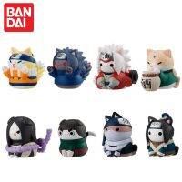 Baru 8 Buah Mainan โมเดลฟิกเกอร์อนิเมะ Naruto Kartun Mini Kawaii Versi Kucing Sasuke Tokoh Aksi Boneka Setelan Mainan Unhadiah Anak-Anak