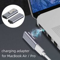 อะแดปเตอร์ชาร์จแล็ปท็อปชนิด5A ชนิด-C ตัวเมียเป็น Magsafe ที่เข้ากันได้กับตัวแปลง MacBook Air / Pro แบบพกพาตู้เซฟอัจฉริยะ PD ชาร์จเร็ว