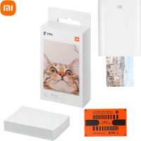 3นิ้วต้นฉบับ Xiaomi ZINK เครื่องพิมพ์กระเป๋ากระดาษ2010ชิ้นกาวในตัวภาพพิมพ์เอกสารสำหรับมินิกระเป๋าเครื่องพิมพ์ภาพ