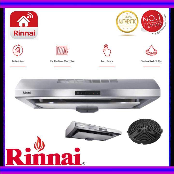 Rinnai RHS259SSRT 90cm Slim Hood (Recirculation) RHS259SSRT Cooker