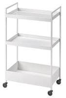 NISSAFORS Trolley, white, 50.5x30x83 cm (นิสซาฟอช รถเข็น, ขาว, 50.5x30x83 ซม.)