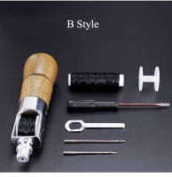 Meetee Leather Stitching Hand Sewing Tool DIY Manual Sewing Machine Thread Leather Craft for Belt Shoemaker Repair Tools