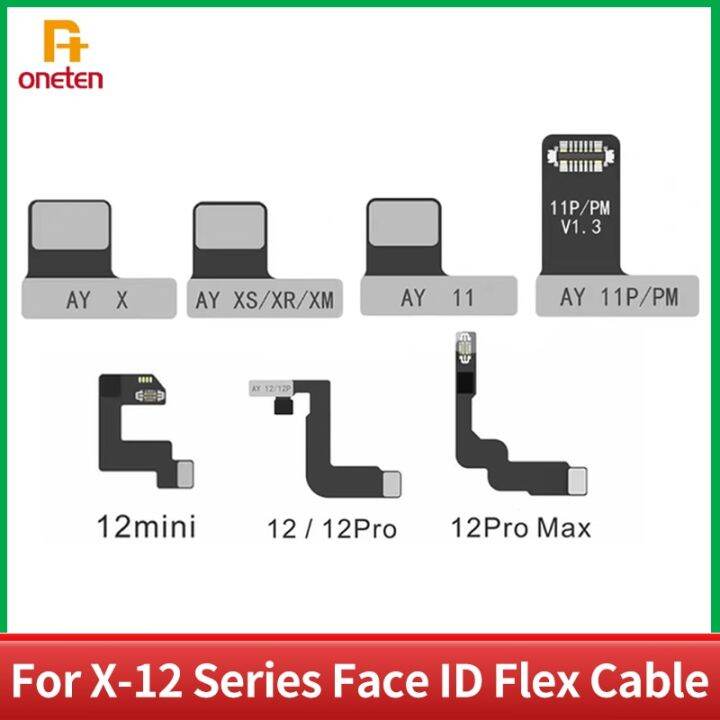 AY A108 Face ID Flex Cable สําหรับ iPhone X XS XR MAX 11 12 Pro MAX