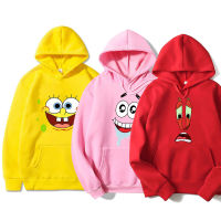 2021 New Fun Yellow Bob Hoodie Men Sponge Home Print Hoodie Sweatshirt Men Anime Cartoon Pullover Uni Hoodie