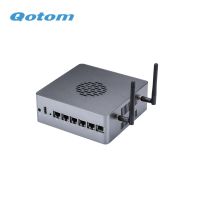 Qotom G3900 Q615G6 G3930 Firewall Micro Appliancemini PC 7th Gen Processor (Q610G6) พัดลม6 Gigabit NICs