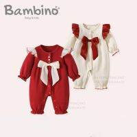 Bambino ชุดจั๊มสูทเด็กทารกผู้หญิง ชุดรอมเปอร์  ชุดบอดี้สูท   ชุดเด็กอ่อน ชุดเด็กแรกเกิด  Baby Bodysuits Jumpsuits