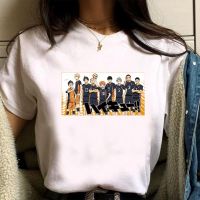 Kawaii Anime Haikyuu Tees Karno FlyกราฟิกสูงTops ฤดูร้อนO-NeckลำลองUnisex S-5XL