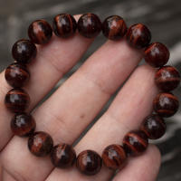 กำไลข้อมือพลอยตาเสือหรือคตไม้สัก  (Tigers Eye) หนัก 30.64 กะรัต ลายสวย เนื้อสะอาด พลอยแท้จากแคนาดา