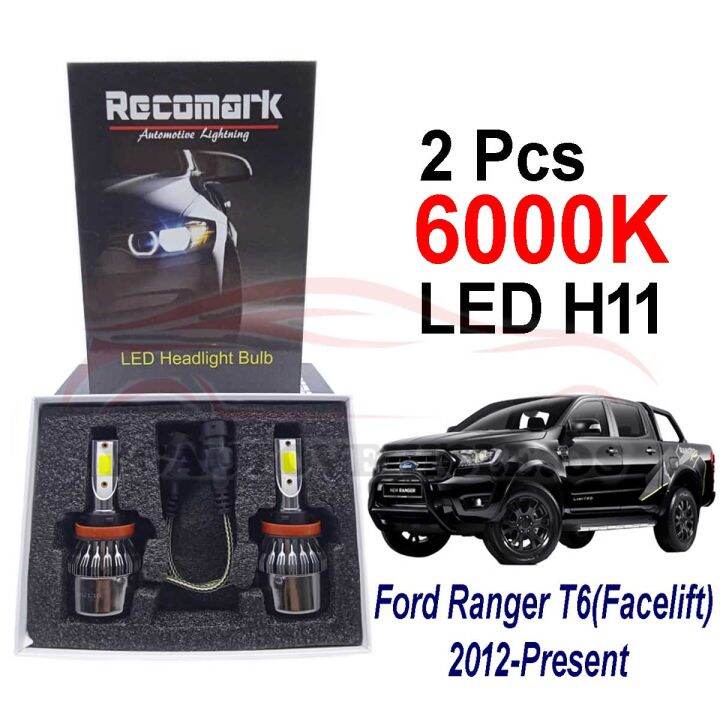 Ford Ranger T6 (Facelift) H11 Car LED Headlamp LED Headlight Bulb 2Pcs