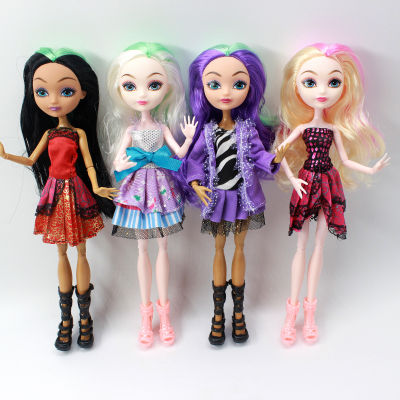 4 pcsSet Dolls Ever After Doll Fashion Monster Doll High Quality Moving joint For BJD dolls reborn baby toys gift for girl