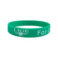 LIGE Hot Sale Silicone celet Rubber Wristband Couple Luminous Sports celet (Random Color)