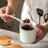 Nordic Ceramic Seasoning Box Seasoning Pot Set Household Kitchen Seasoning Pot Pepper Salt Sugar Bowl Seasoning Bottle