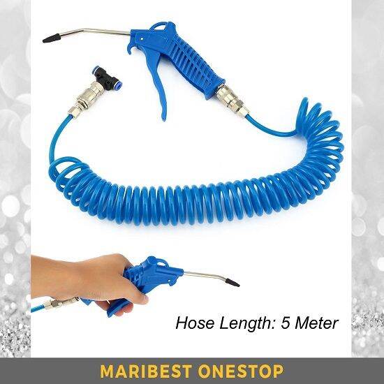 Compressed Air Blow Gun Air Duster Air Blow Spray with 5m Recoil Hose