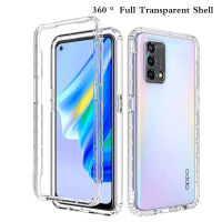 สำหรับ A94 OPPO 5G F19 Pro Plus Reno5 Z A54 5G A74 5G A93 5G A16 A16s A55 5G A54 4G ค้นหา X3 Neo Find X3 Lite 5G ค้นหา X5 Pro เคสโทรศัพท์เคสซิลิโคนอ่อนนุ่ม TPU + ฝาครอบด้านหลังพีซีเคสแบบแข็งป้องกันสองด้าน360องศา