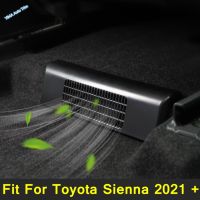 ภายใต้ที่นั่ง AC เครื่องปรับอากาศท่อ Vent Outlet ป้องกันฝาครอบ Trim Fit สำหรับ Toyota Sienna 2021 -2023ภายในรถ Refit อุปกรณ์เสริม