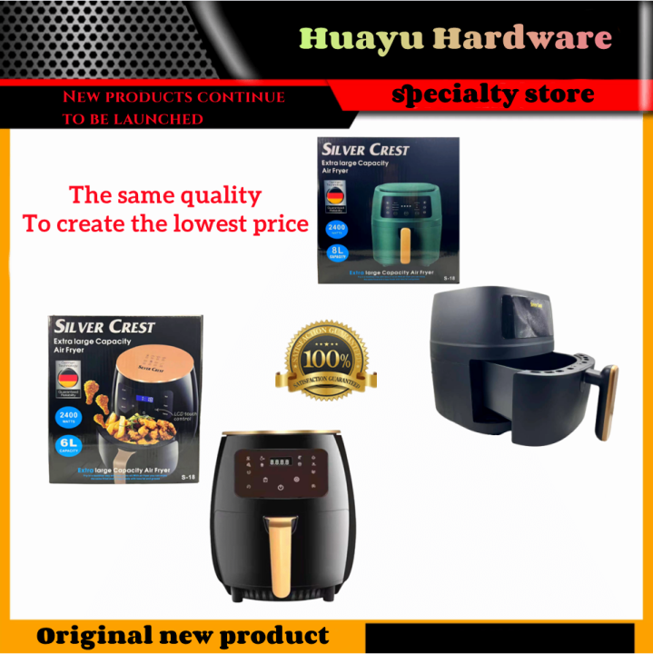 SILVERCREST Smart Air Fryer 6L / 8L Digital Touch Fully Automatic