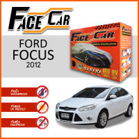 ผ้าคลุมรถ ส่งฟรี FORD FOCUS 2012 4ประตู ตรงรุ่น กล่อง FACE CAR ผ้า HISORON อย่างดีหนาพิเศษ ป้องกันแดด ป้องกันฝน ป้องกันฝุ่น