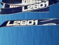 Sticker KUBOTA สติ๊กเกอร์ติดรถไถ คูโบต้า รุ่น L2601   (9010000100246)