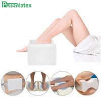 PurenLatex Memory Foam Knee Leg Pillow Pregnancy Body Pain Relief Cushion Bed Cushion Leg Pad U-shape Leg Shaping Soft Pillow