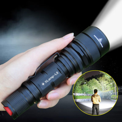 Ultra Powerful LED Flashlight T6 L8 Super Bright Direct Charge Lantern 18650 Rechargeable Torch Waterproof Lamp