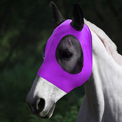 ผ้าคลุมหน้าม้าแบบตาข่ายระบายอากาศได้อุปกรณ์นักขี่ม้าที่อุดหูม้า GUDE001ขี่ม้า