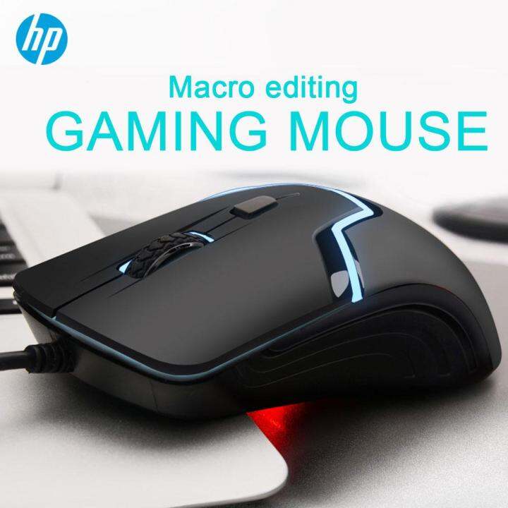 USB Optical Mouse HP GAMING (M100S) Black Lazada.co.th