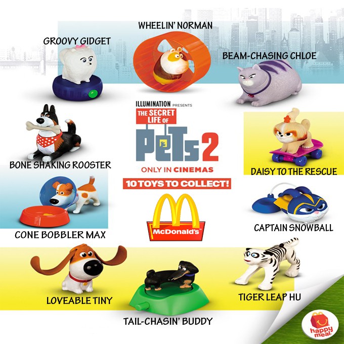 Daisy To The Rescue 2019 The Secret Life Of Pets 2 Mcdonald's Happy Meal Toy 