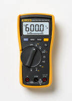 Fluke 115C มัลติมิเตอร์แบบดิจิทัล CAT III 600V ระดับความปลอดภัย,True-มิเตอร์ที่วัดrms 6000นับแอลซีดี Backlit Ac/dc Voltage Current ไปยัง10A 600V,วัดความต้านทาน,ความต่อเนื่อง,ความถี่,ความจุ,ซองหนังและซิลิโคนชุดทดสอบสารตะกั่ว